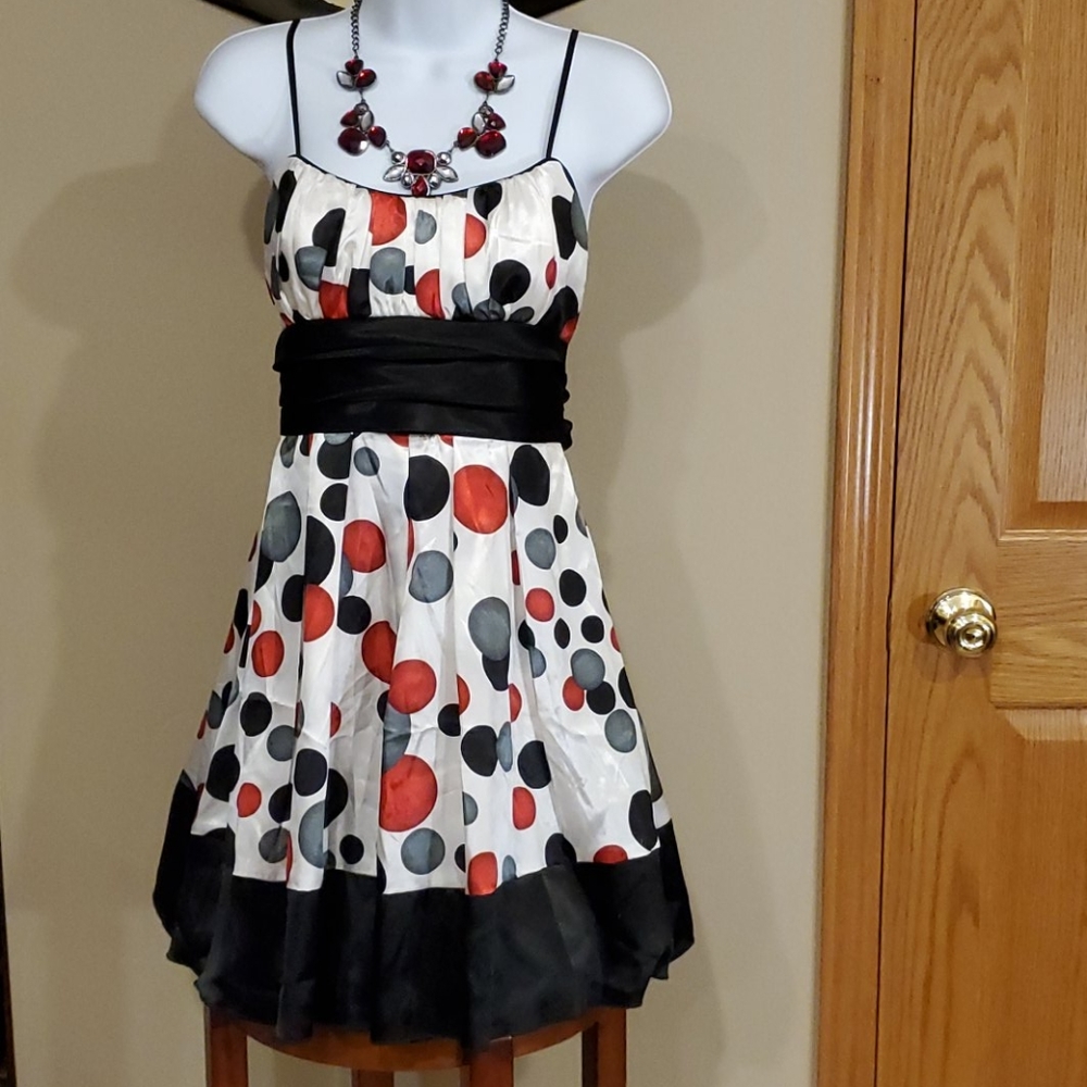 Trixxi Polka Dotted Dress